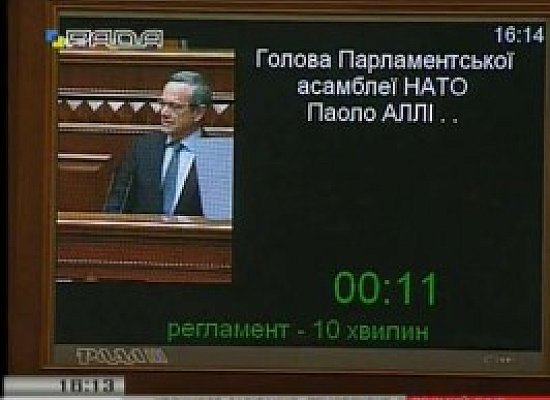 П.Аллі Виступ на урочистому засіданні , присвяченому 20-ій річниці підписання Хартії партнерства між Україною і НАТО 03 липня 2017року