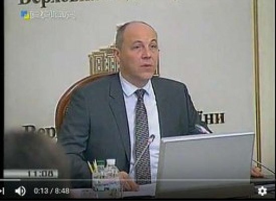 А.Парубій Вступне слово на Погоджувльній раді