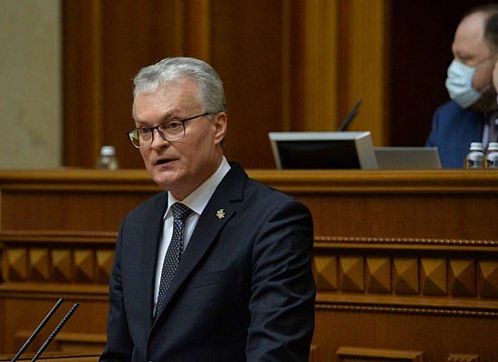 Виступ Президента Литовської Республіки Гітанаса Наусєди у Верховній Раді України
