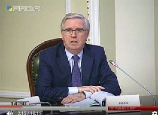 П.Кокс Виступ під час відкриття Панельно дискусії 22 05 2017