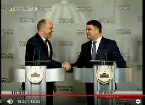 Спільний брифінг Андрія Парубія і Володимира Гройсмана_головні пріорітети 8-ї сес. 8-го скл.